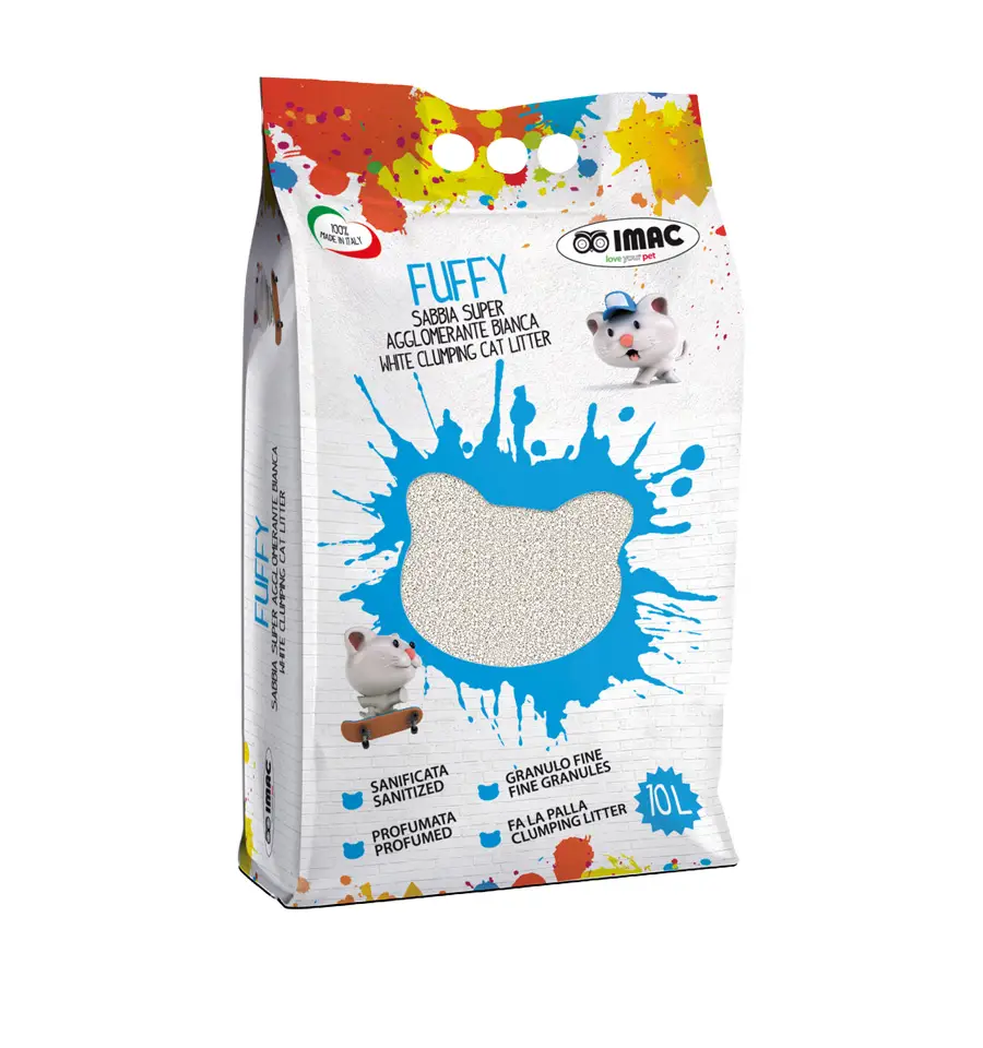 Fuffy貓用礦砂10L(細)